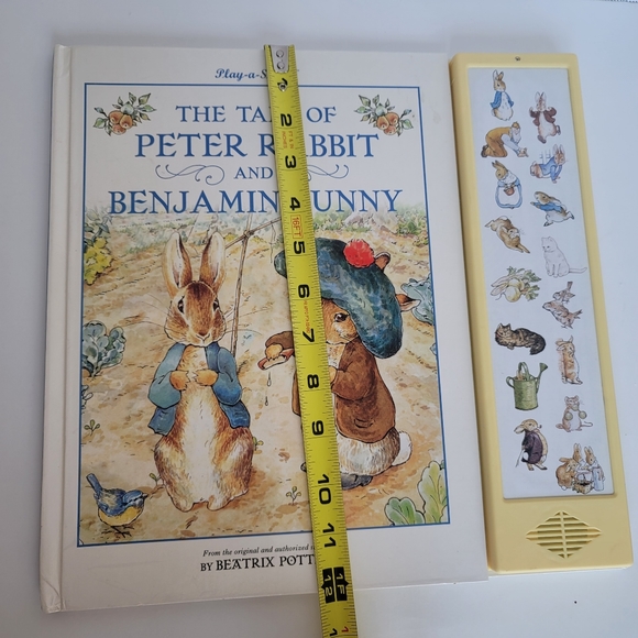 Play a Sound The Tale of Peter Rabbit and Benjamin Bunny Vintage Hardcover Book - Picture 5 of 17